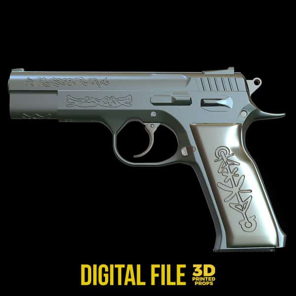 The Equalizer Supernatural Pistol 3D PRINTED PROPS