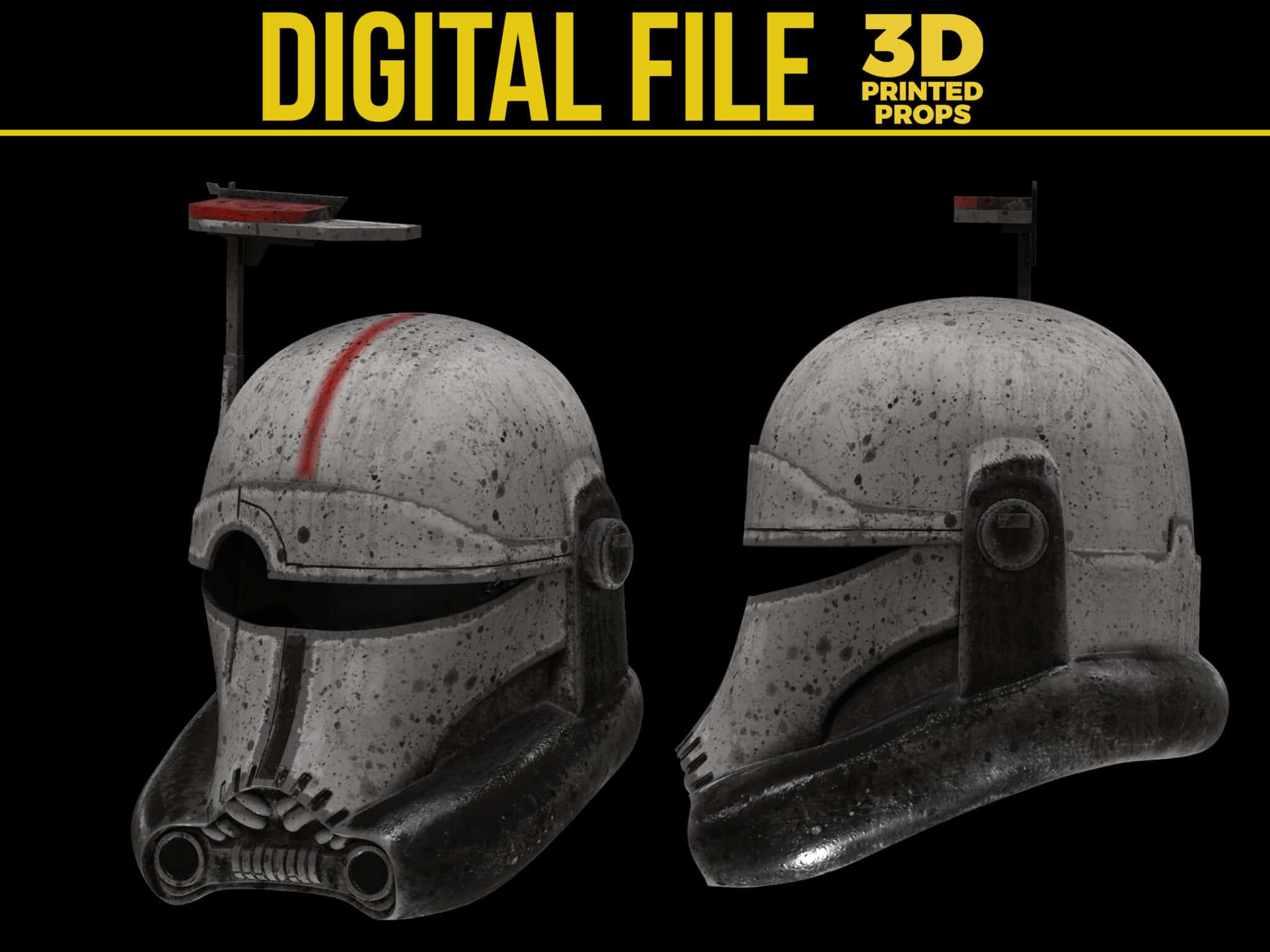 Star Wars Bad Batch Helmet Bundle 3D PRINTED PROPS