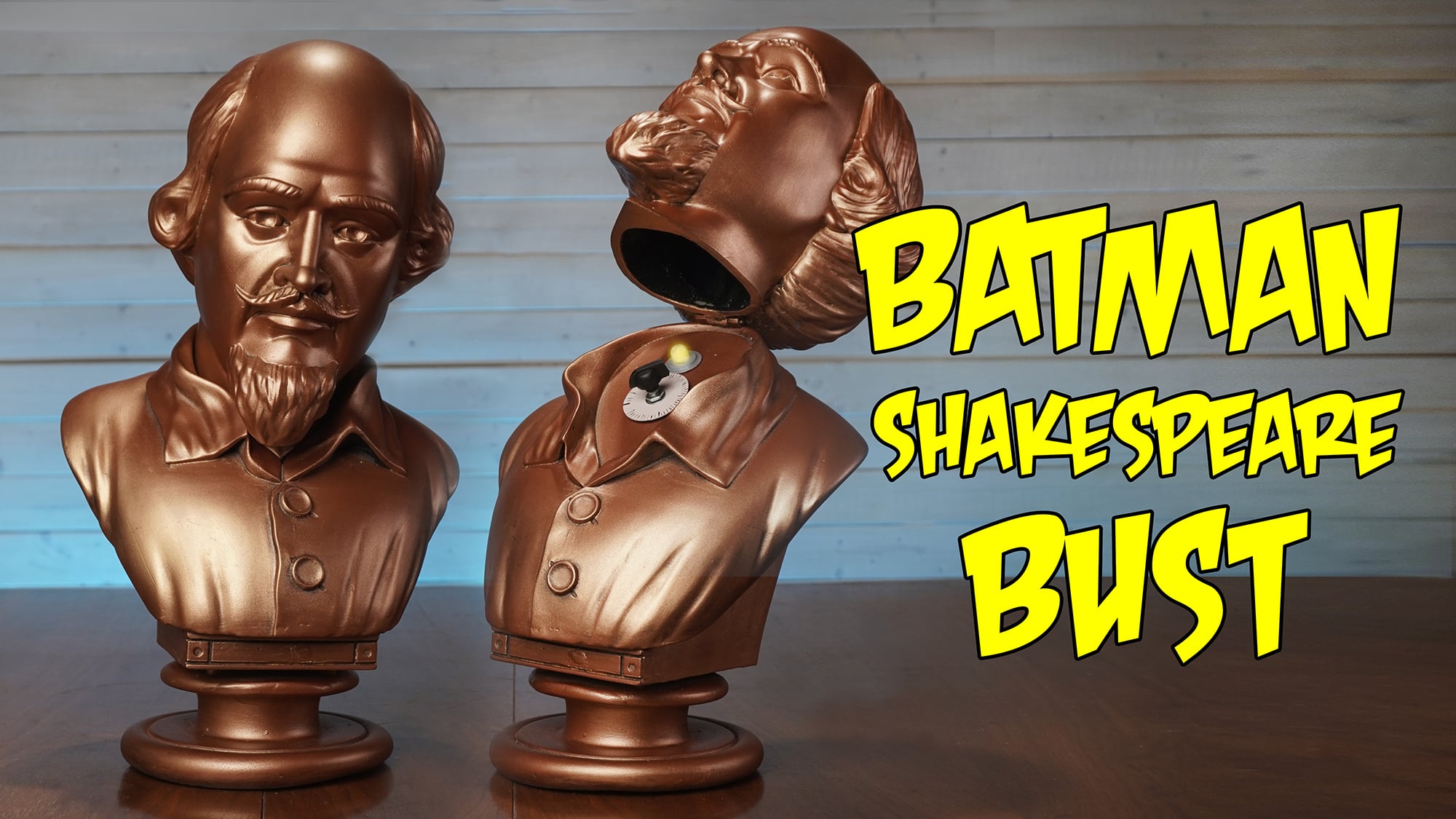 shakespeare bust bank from batman