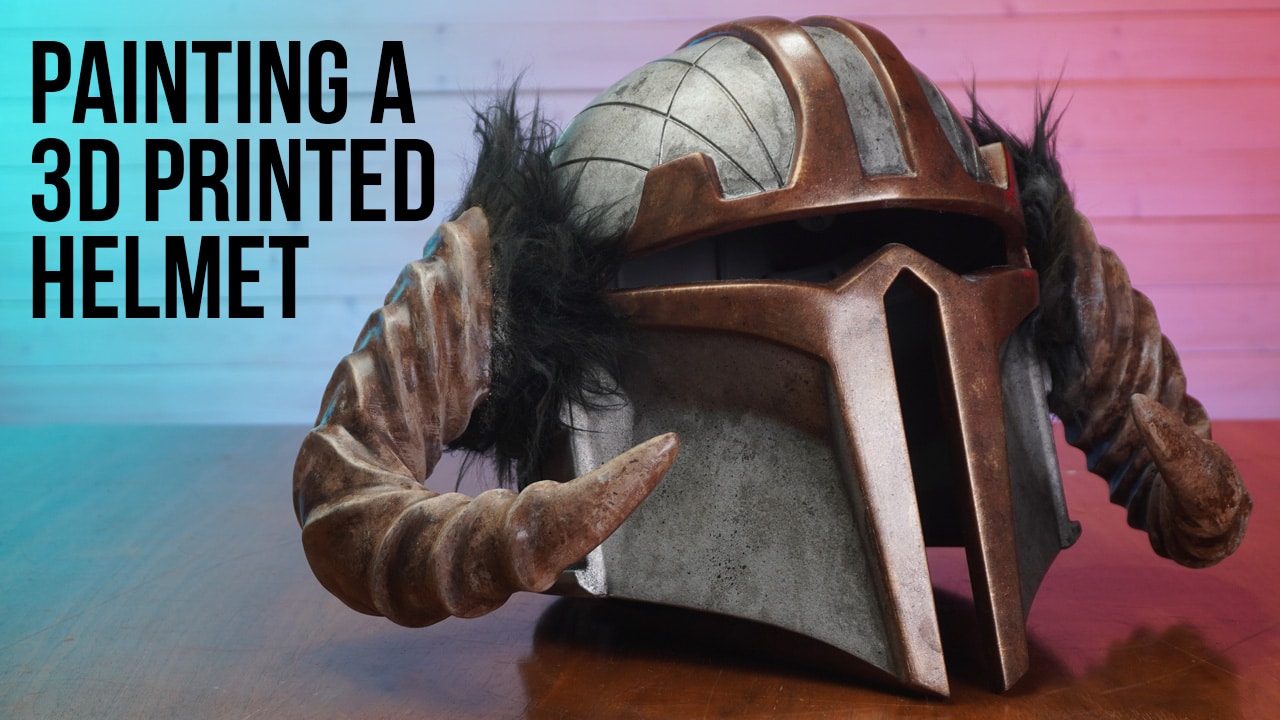 How To Paint A 3D Printed Helmet 3D PRINTED PROPS