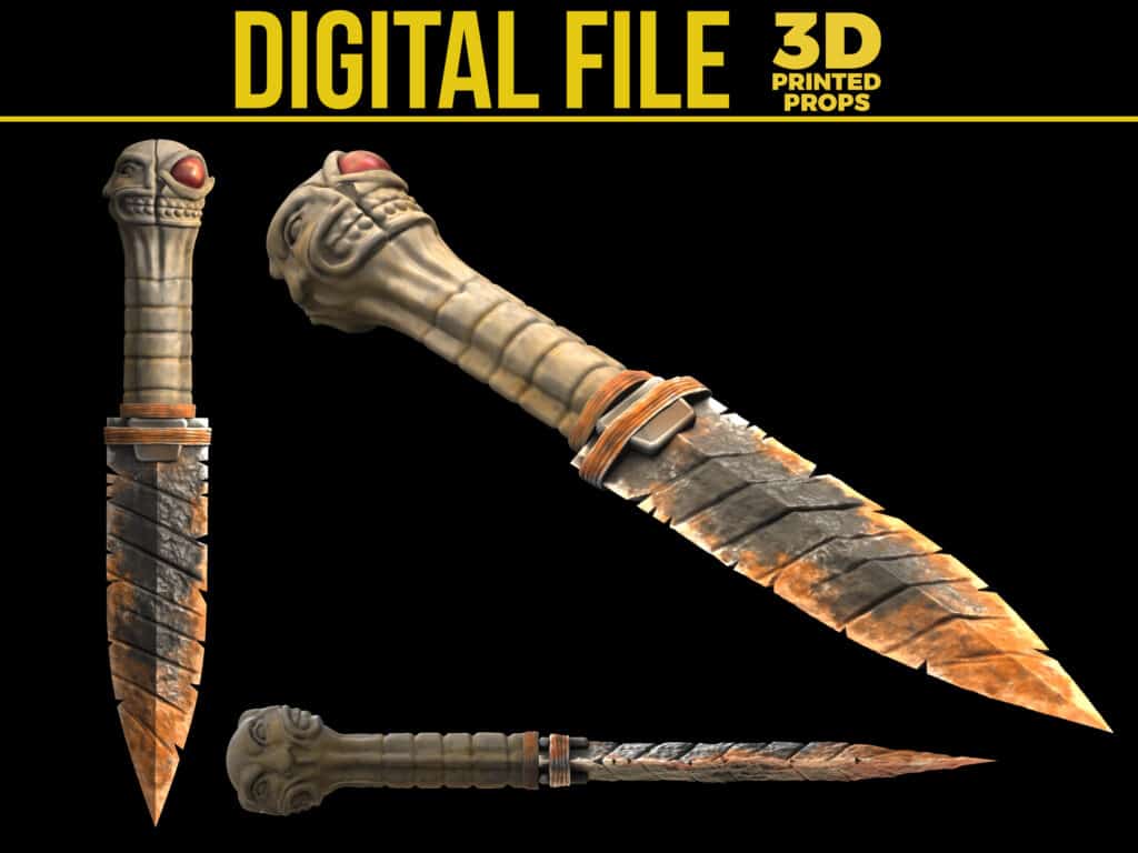 La Dola Dagger Blissfield Butcher Freaky 3D PRINTED PROPS
