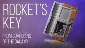 Rockets Raccoon's Key From Guardians of the Galaxy - 3D Resin Print