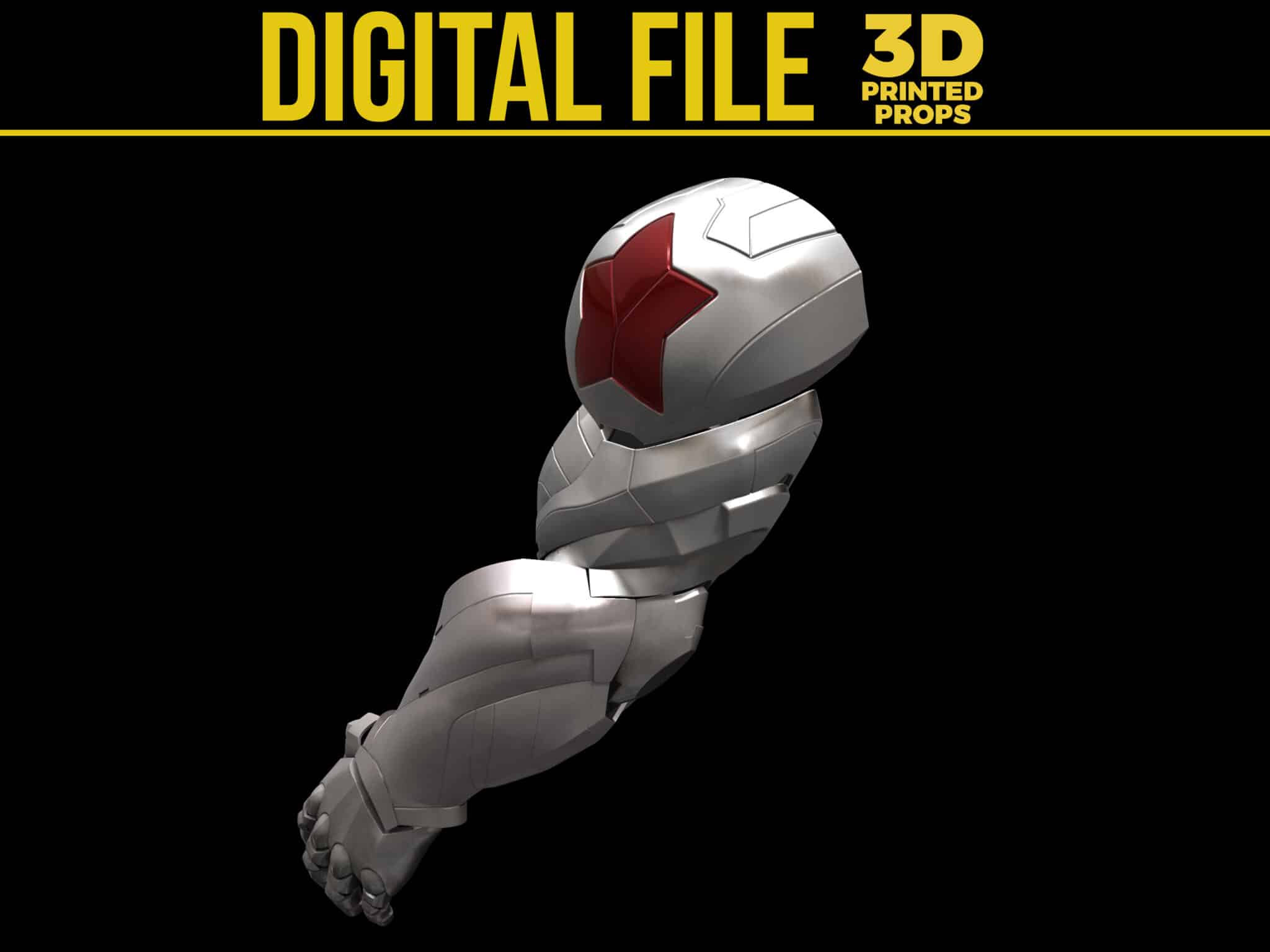 Bucky The Winter Solider Arm Marvel Rivals 3D PRINTED PROPS